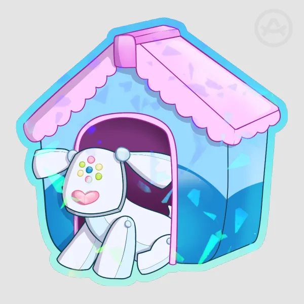 iDog House - Holo Sticker