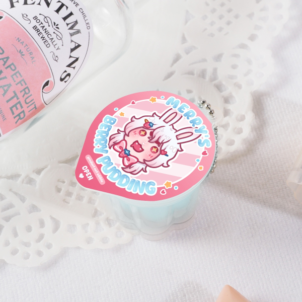 Merry's Berry Pudding Keychain