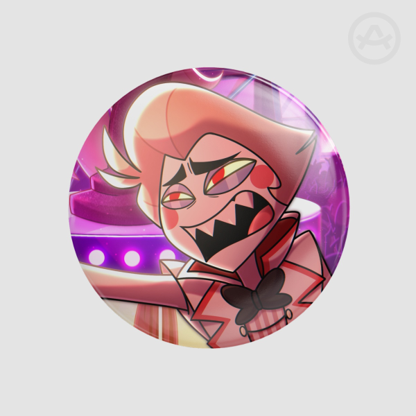 Yearning Lucifer ππ| Hazbin Hotel | Button Pin by Potainasor