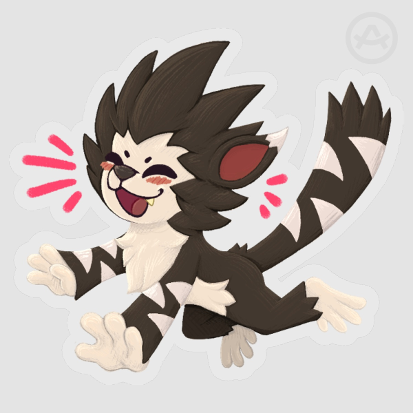 Gorirat - Palworld Fanart Sticker