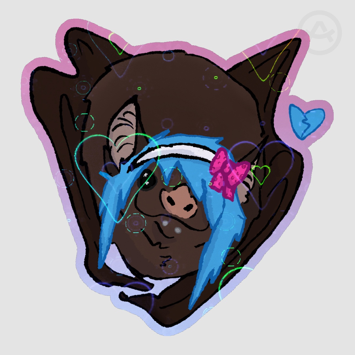 Scene Bat Sticker