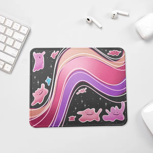 Little Pink Blobs Mouse Pad