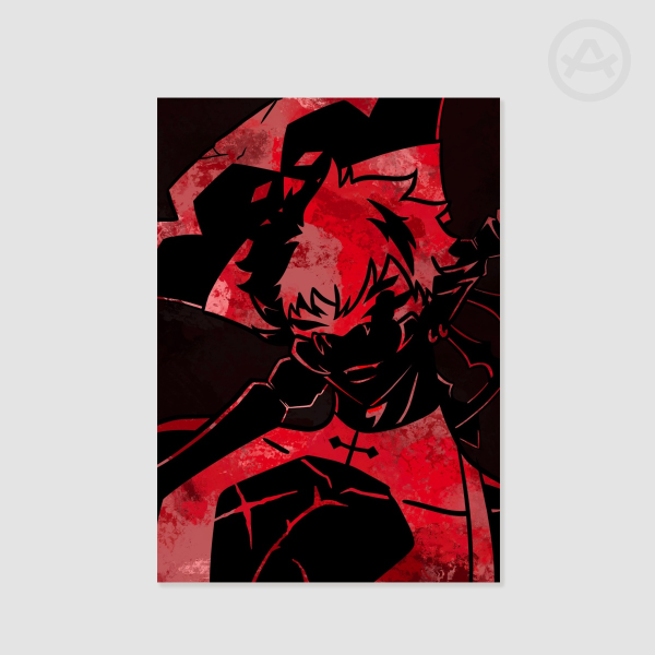 Crimzon Ruze Print
