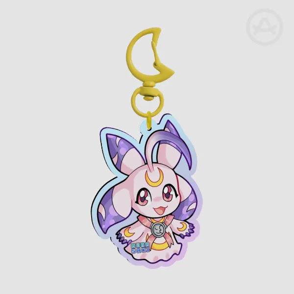 Lunamon Rainbow Acrylic Keychains