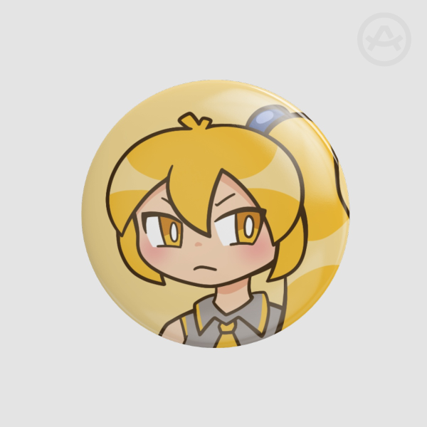 Akita Neru button pin