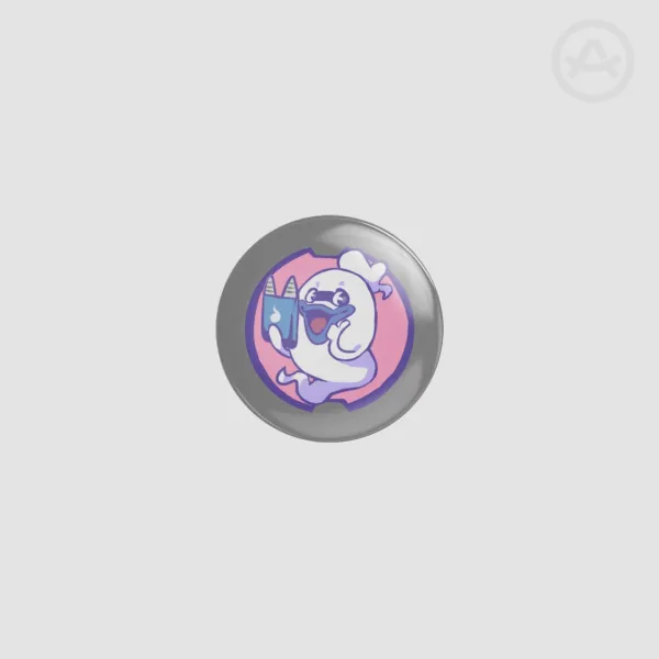 Whisper Mini Round Badge/Button/Pin