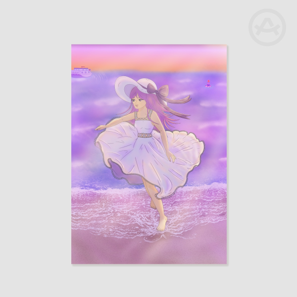 Sunset Riku Art Print