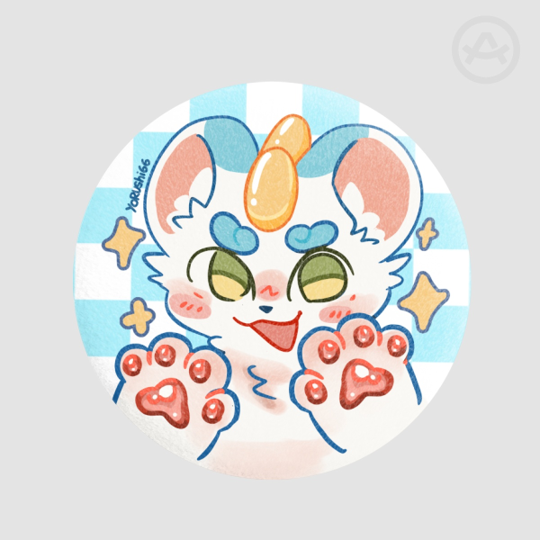 Pipi Tianlu Plush Badge - Fabulous beasts