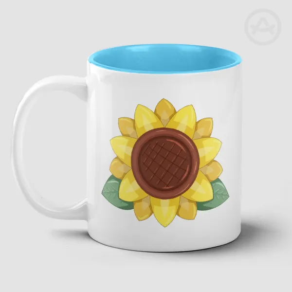 Sunflower (Leafy Plain) Mug