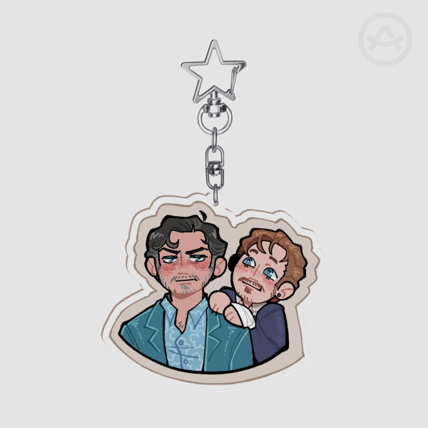 March and Healy Acrylic Keychain