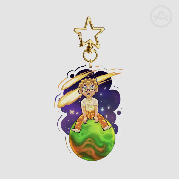 Grace on Adrian Acrylic Keychain