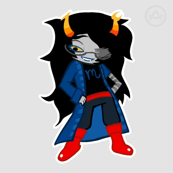 Pirate Vriska Sticker