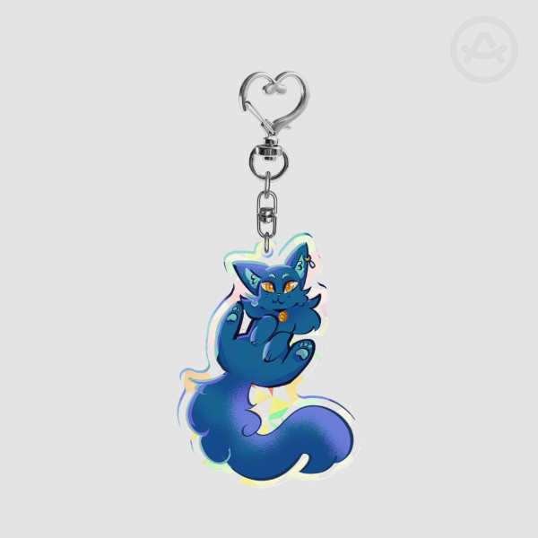Armand kitty Broken Glass Acrylic Keychains - 2.76"(70mm), ③