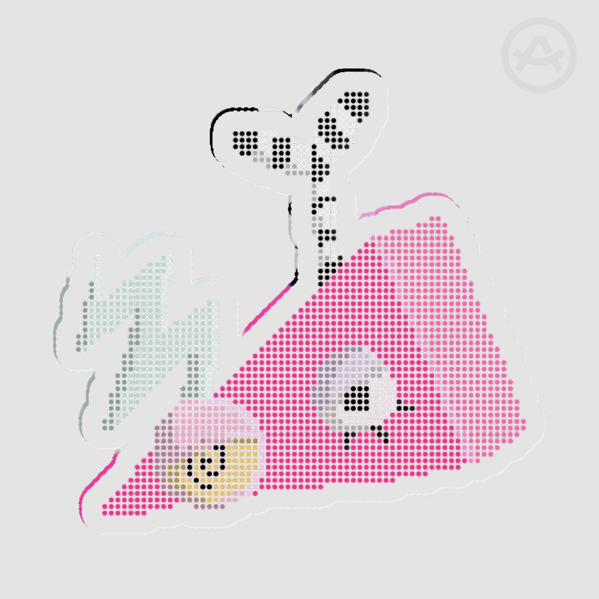 [Unofficial] Zooble Dot Face Acrylic Pin