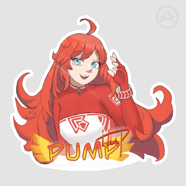 Pump it Up Sticker