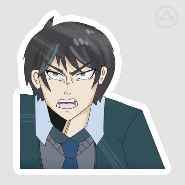 Angry John Sticker