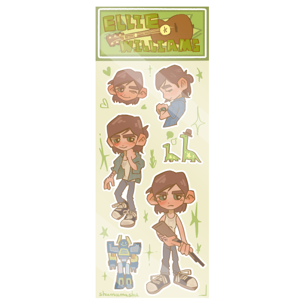 ellie stickers sheet