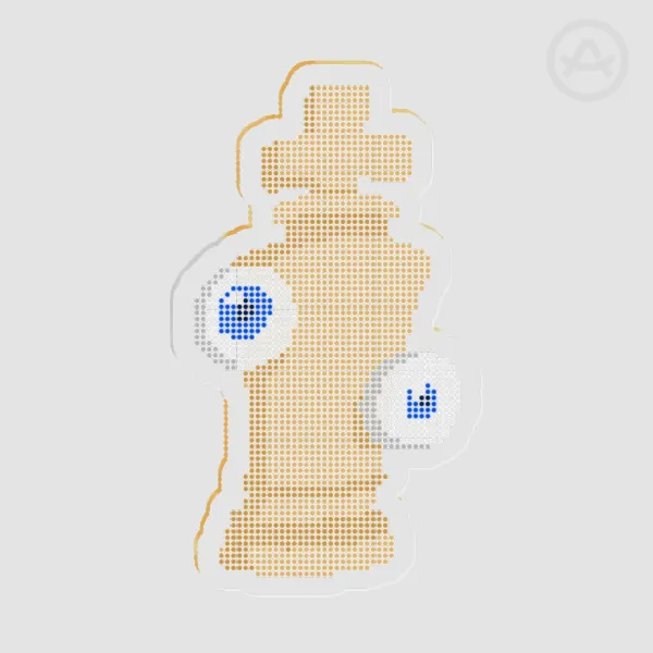 [Unofficial] Kinger Dot Face Acrylic Pin
