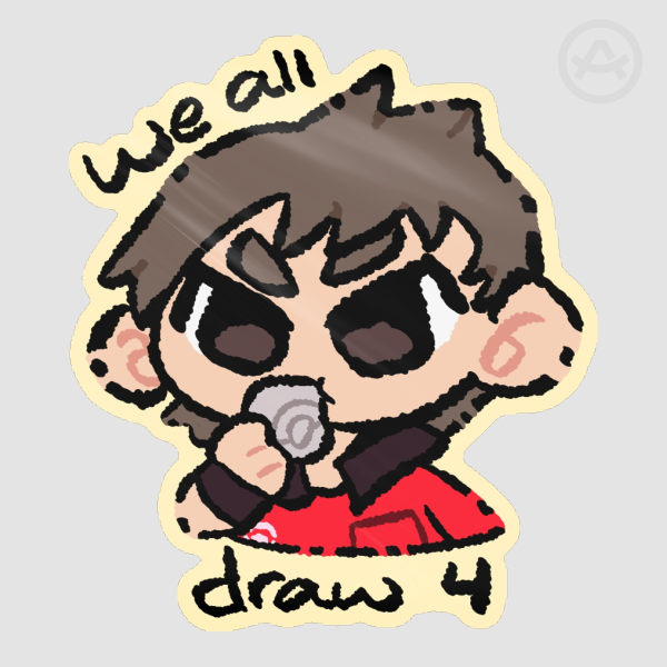We all draw 4 Sticker