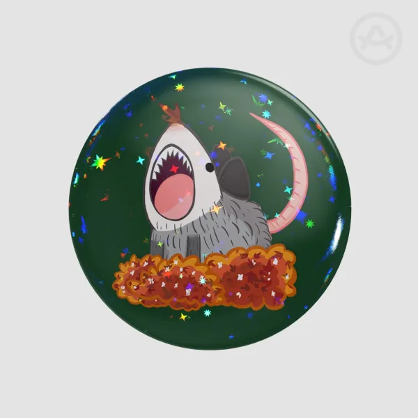 Autumn Possum Badge