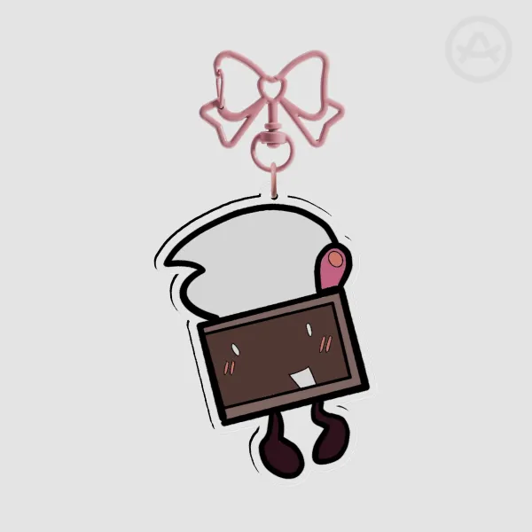 Cake BFDI --- Classic Acrylic Keychain