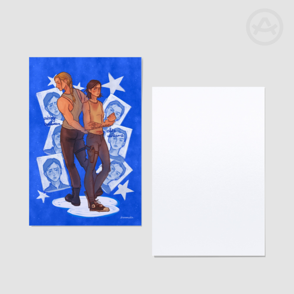 tlou2 abby ellie Postcards