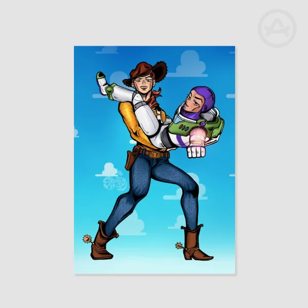 Woody & Buzz Jojos' Style A5 Print