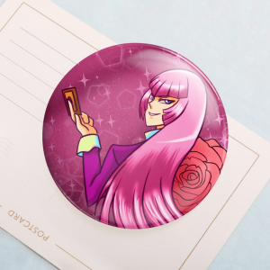 Rose Infiltrator Holographic Badge