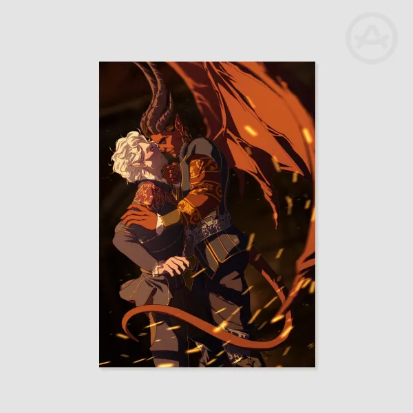Raphael x Astarion - A4 Print