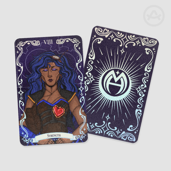 Monster Robot Holographic Tarot Card