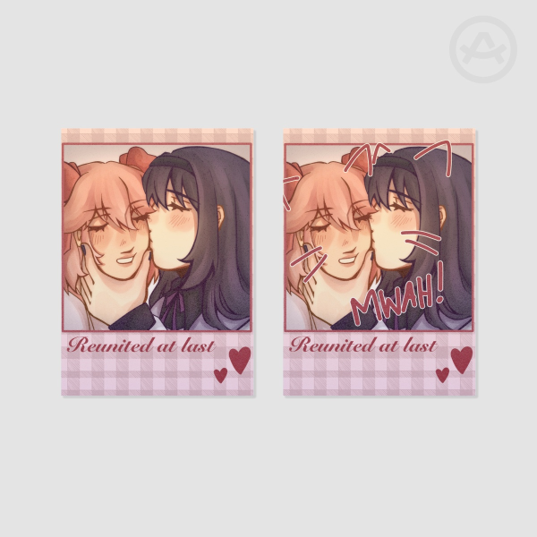 Madoka and Homura photocard