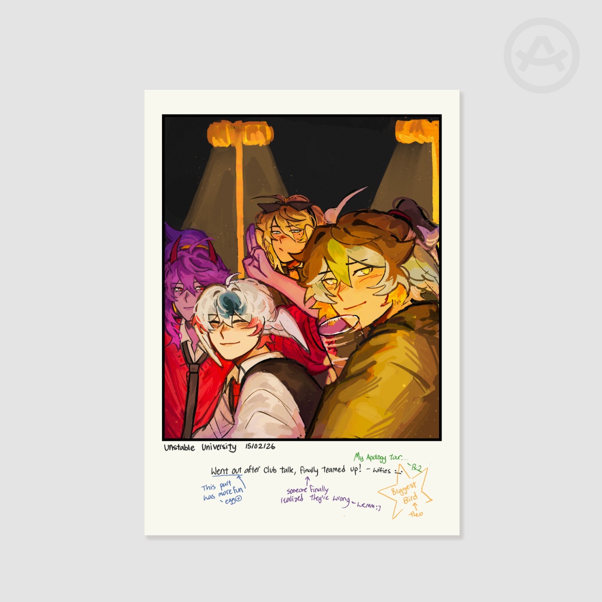 Justice Duo & CartWings Polaroid Poster