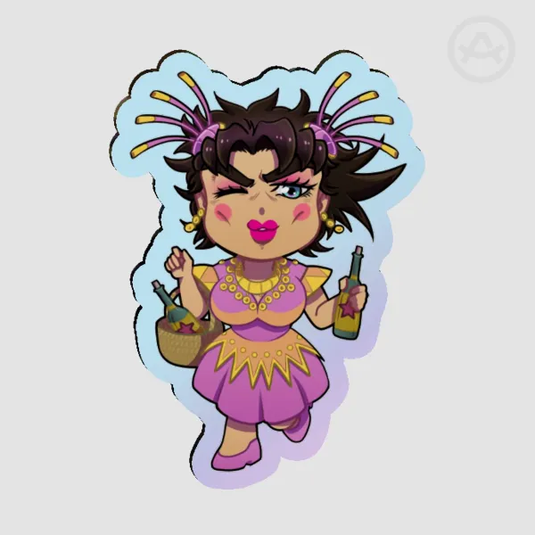 Joseph Joestar Tequila Acrylic Pin v2