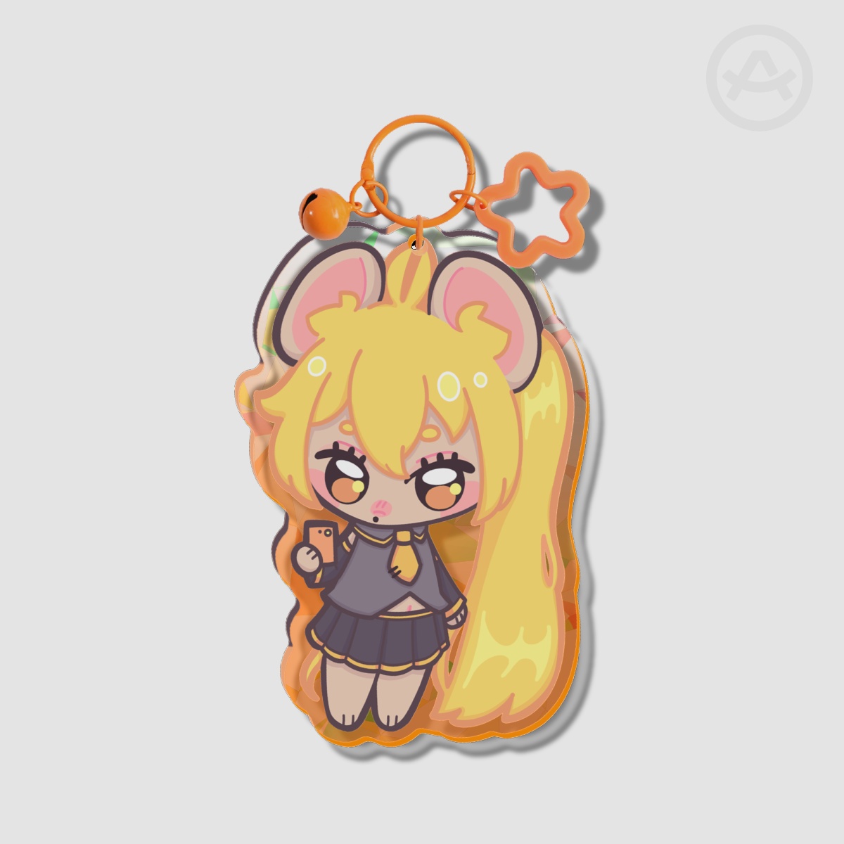 Mouse Neru! Broken Glass Acrylic Keychains
