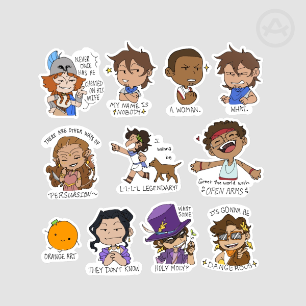 Odyssey Sticker Sheet