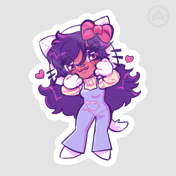 SANRIO x Aphmau: Hello Kitty Aphmau Sticker