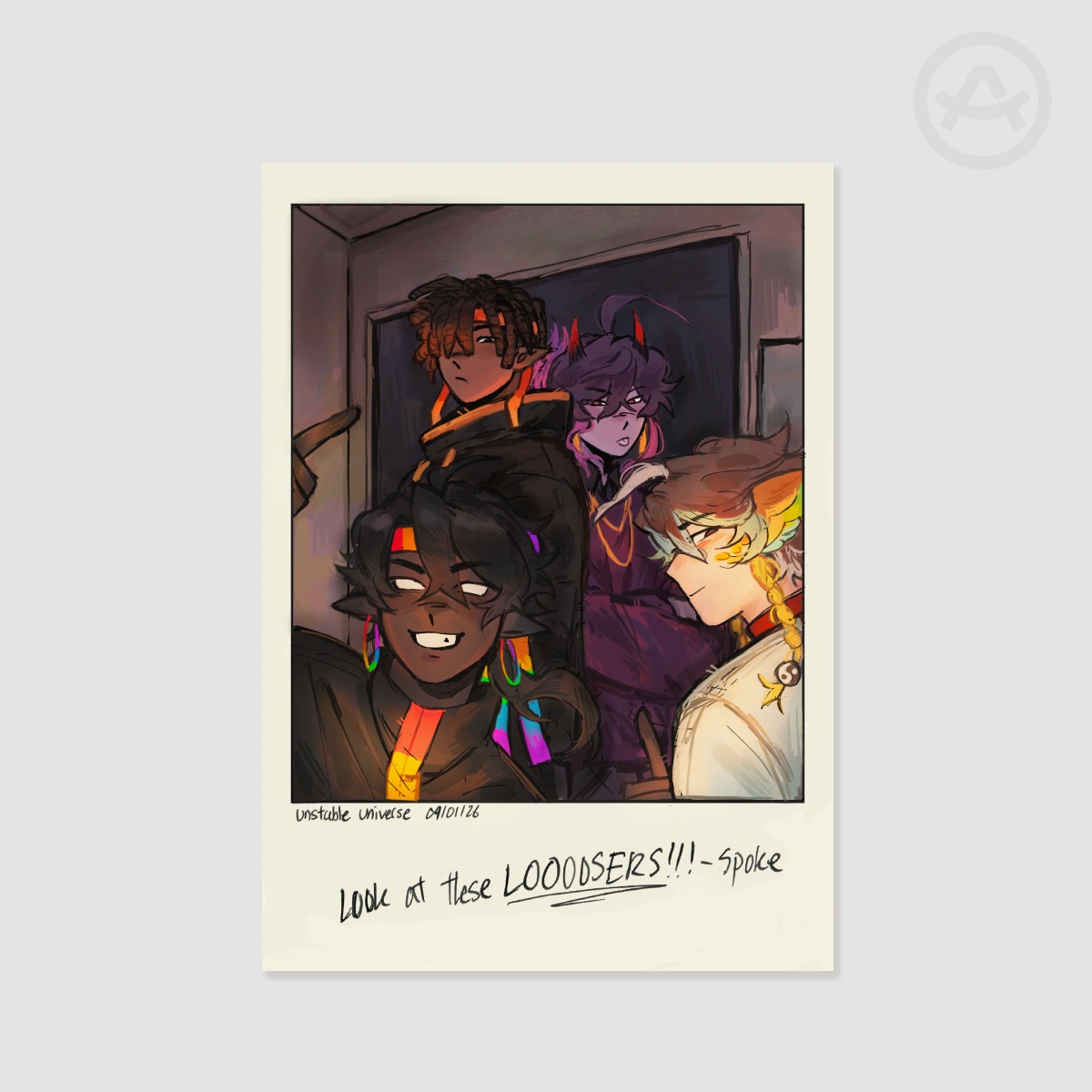 UU Quartet Polaroid Poster