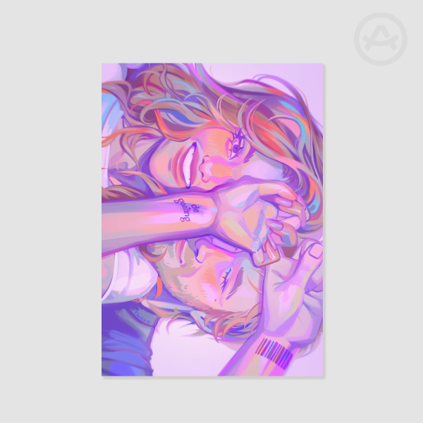 Eva Mendes & Ryan Gosling - RyGos - A4 Print