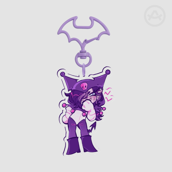 SANRIO x Aphmau: Kuromi Zane Keychain