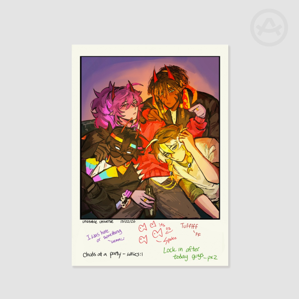 UU Quartet Polaroid Poster
