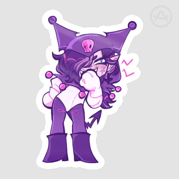 SANRIO x Aphmau: Kuromi Zane Sticker