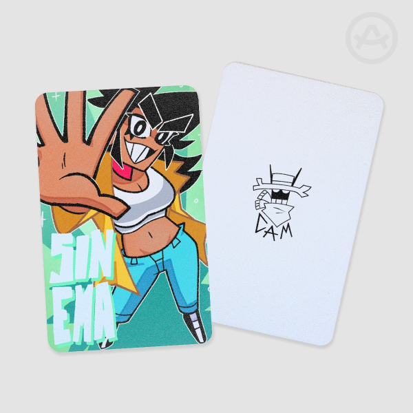 Previsualización Josie Sinema Forever Talk To The Hand Holographic Photocards