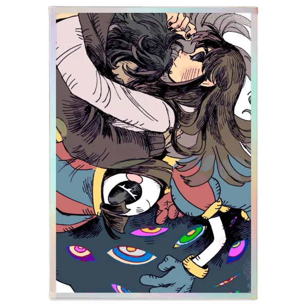 Abby and Lee and Jax and Pomni art board - 5.8" x8.3"(148x210mm)