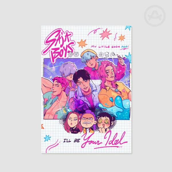 Saja Boys ★ Kpop Demon Hunters Poster