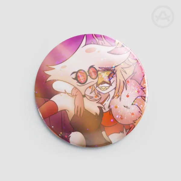 Hazbin Hotel Addict Button