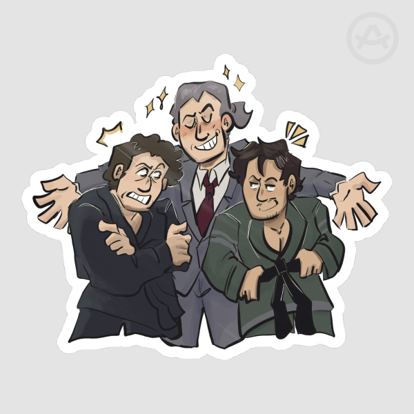 [COBRA KAI] Season 6 | John Kreese / Terry Silver / Sensei Wolf Die Cut Sticker