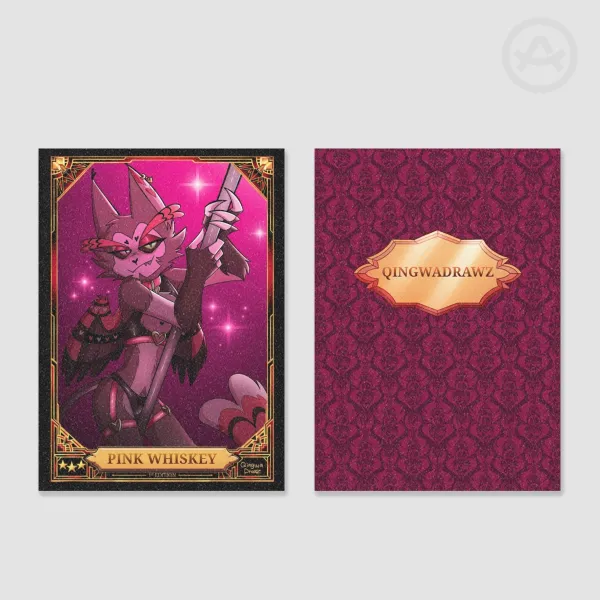 Pink Whiskey Husk - Hazbin Hotel Fancard