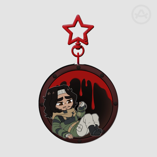 Simon Submerged Acrylic Keychain