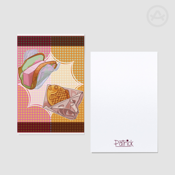 singapore food postcard