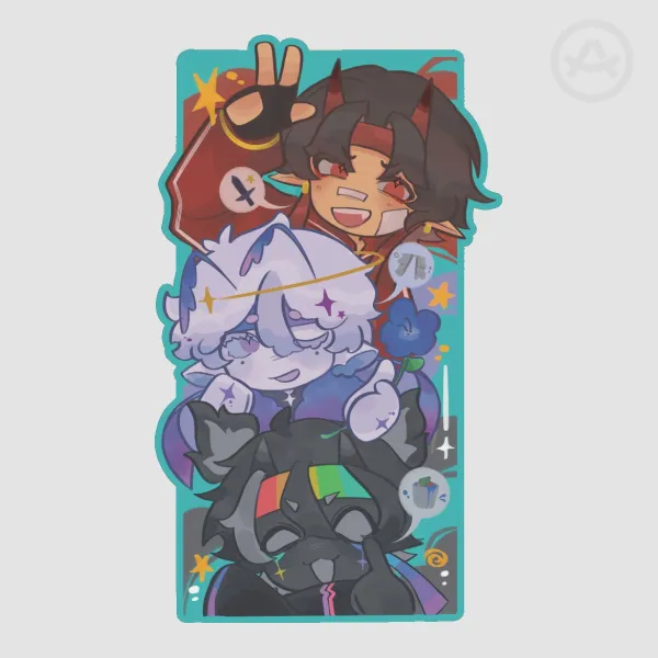 Bubble Guppy Trio Sticker